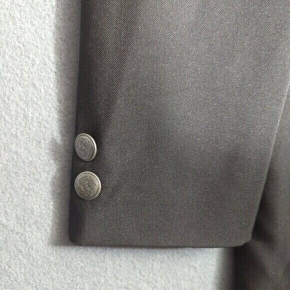 Scully Coat Men's 40 Black Frock Coat Western Notched Label Silver Tone Buttons - Picture 4 of 16